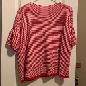 Red striped shirt size L